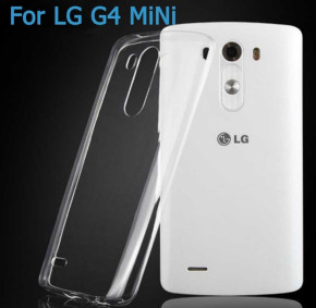 Силиконов гръб ТПУ ултра тънък за LG G4  mini /LG G4c кристално прозрачен